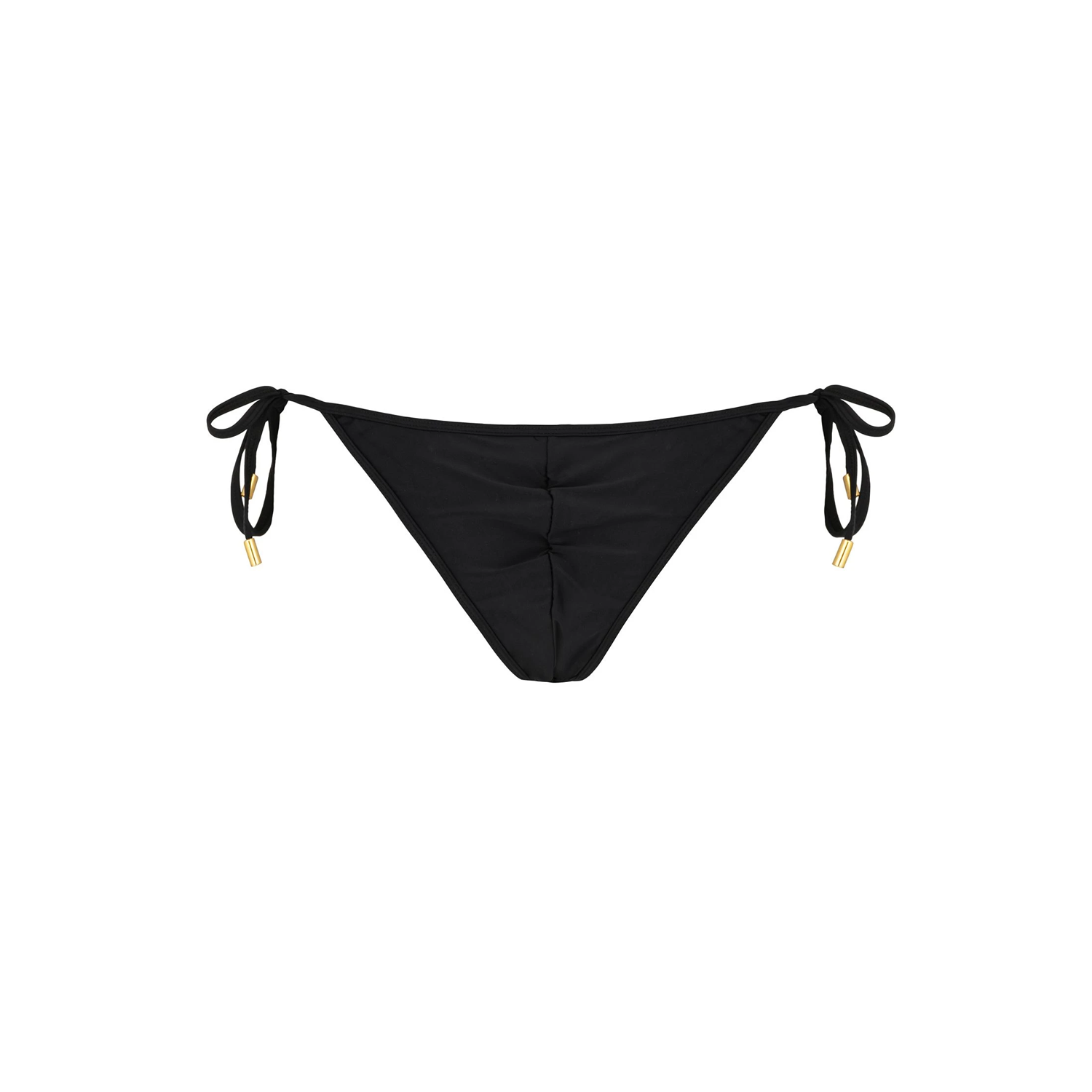 Sicily Bottom In Black With The Gold Laces