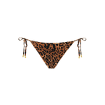 Sicily Bottom In Leopard Print With The Gold Laces